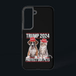 Trump 2024 Protect Our Pets Cat Dogs MAGA Samsung Galaxy S22 Case<br><div class="desc">Trump 2024 Protect Our Pets Cat Dogs MAGA</div>