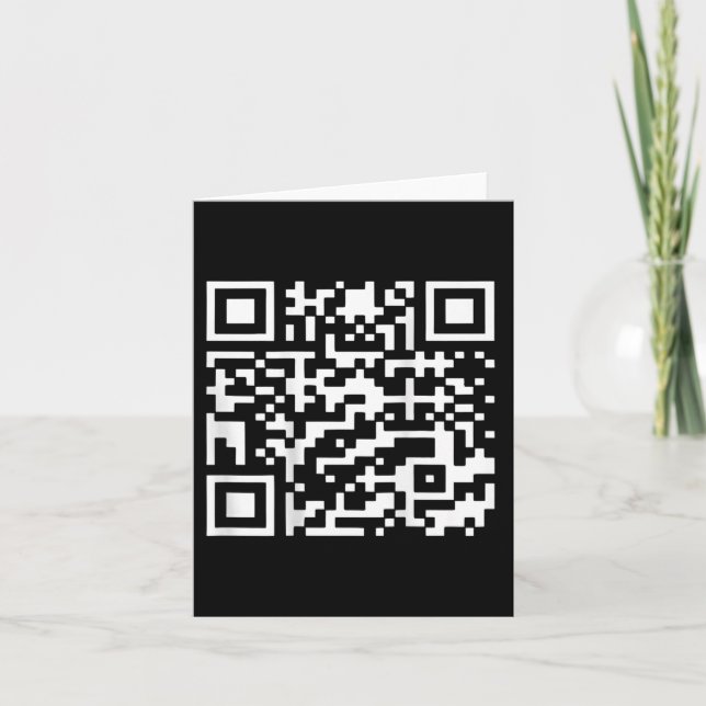 Trump 2024 Qr 4547 Tee Trump Dancing Code  Card (Front)