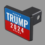Trump 2024 Red and Blue w/Stars Hitch Cover