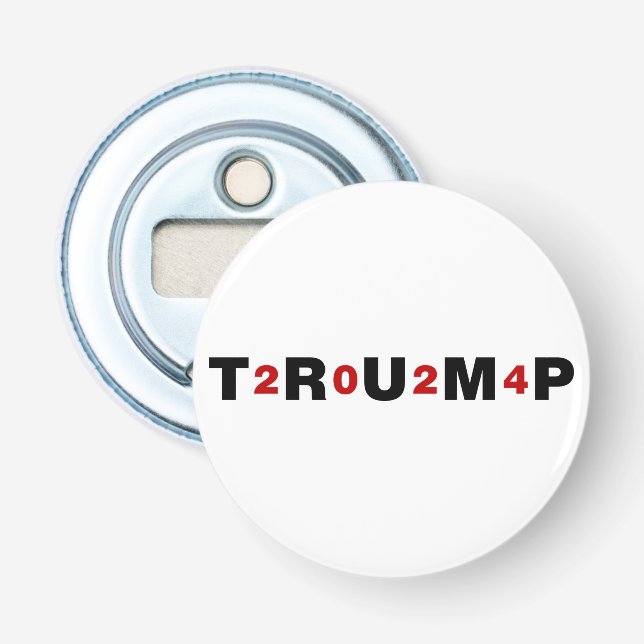 Trump 2024 Red Bottle Opener (Front)