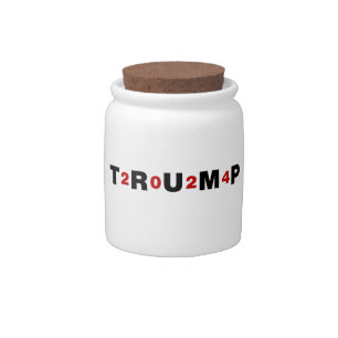 Trump 2024 Red Candy Jar