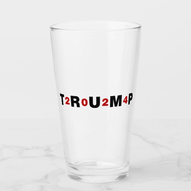 Trump 2024 Red Glass (Front)