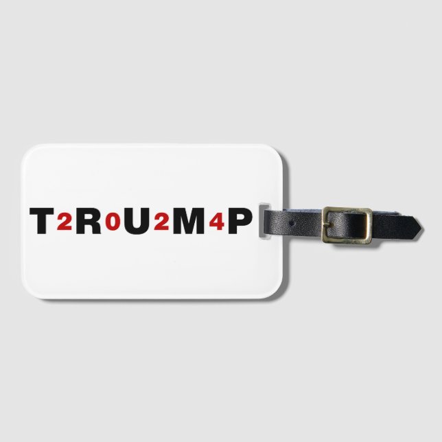 Trump 2024 Red Luggage Tag (Front Horizontal)