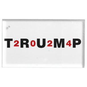 Trump 2024 Red Place Card Holder