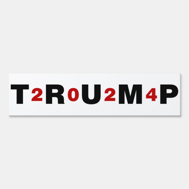 Trump 2024 Red Sign (Front)