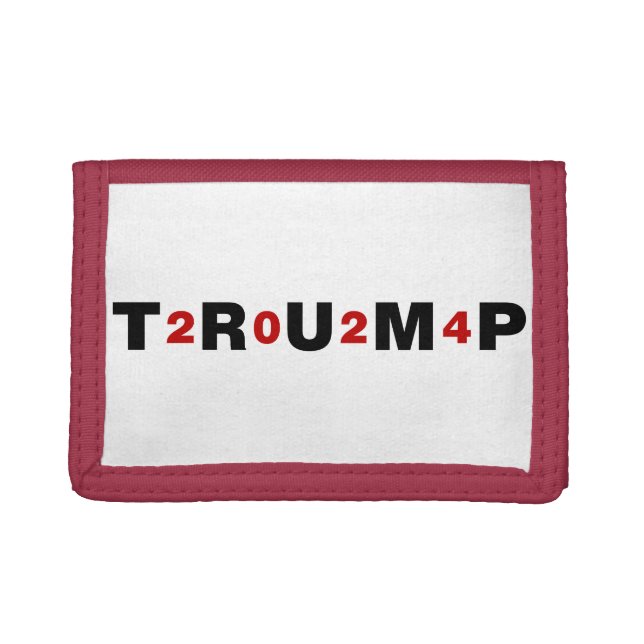 Trump 2024 Red Trifold Wallet (Front)