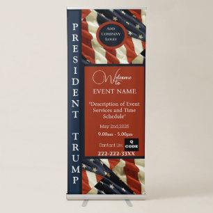 TRUMP 2024 RETRACTABLE BANNER