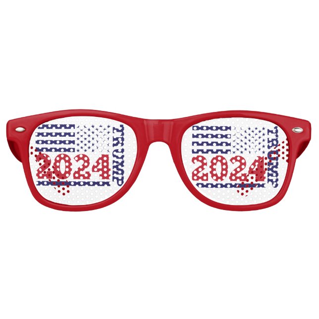 Trump 2024 retro sunglasses (Front)