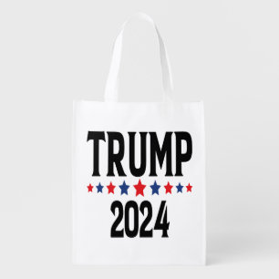 Trump 2024 Reusable Grocery Bags