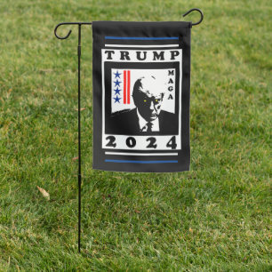 TRUMP 2024 RWB GARDEN FLAG