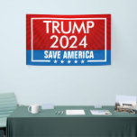 Trump 2024 Save America Flag Banner