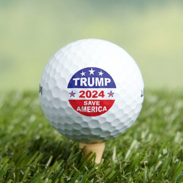 TRUMP 2024 SAVE AMERICA GOLF BALLS (Insitu Tee)