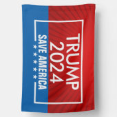 Trump 2024 Save America Graphic House Flag (Back)