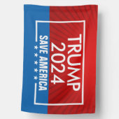 Trump 2024 Save America Graphic House Flag (Front)