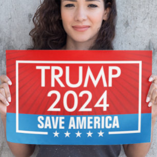 Trump 2024 Save America Graphic Poster