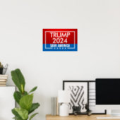 Trump 2024 Save America Graphic Poster (Home Office)