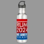 Trump 2024 Save America Graphic Stainless Steel Water Bottle