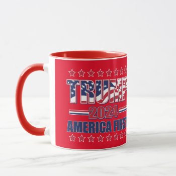 Trump 2024 Save America Mug by knudsonstudios at Zazzle