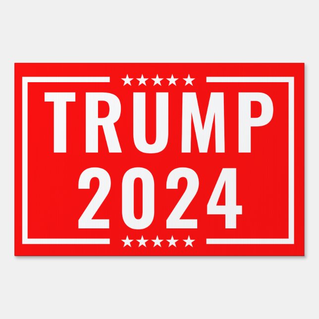 Trump  2024 sign (Back)