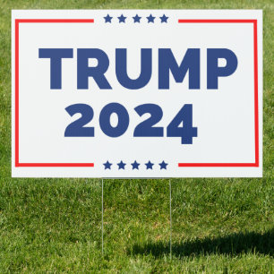 Trump 2024  sign