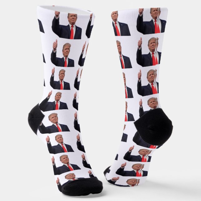 trump 2024 socks (Angled)