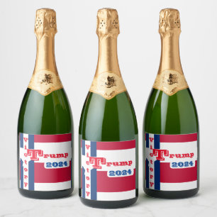TRUMP 2024 SPARKLING WINE LABEL