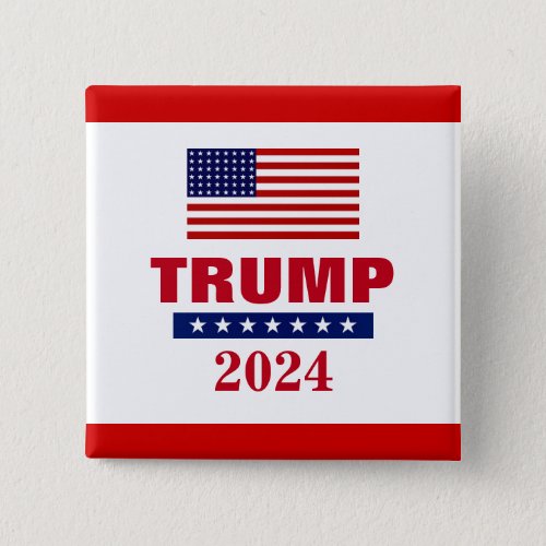 TRUMP 2024 SQUARE BUTTON