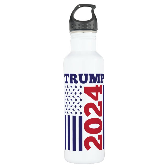 Trump 2024 stainless steel water bottle (Front)