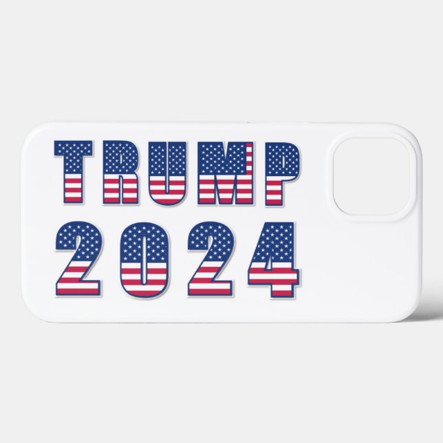 Trump 2024 Stars and Stripes Case-Mate iPhone Case (Back (Horizontal))