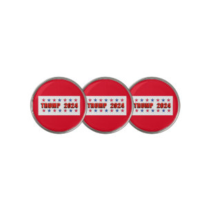 Trump 2024 Stars Golf Ball Markers