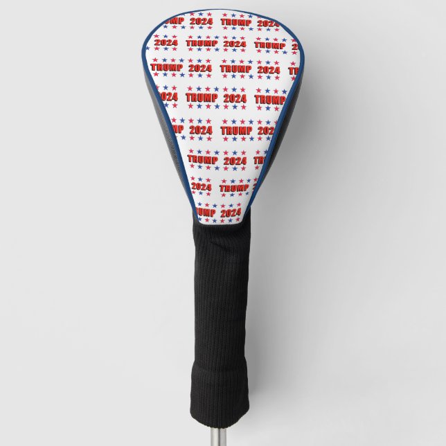 Trump 2024 Stars Golf Driver Cover (Front)