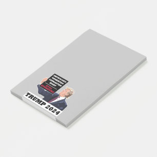 Trump 2024 Still Standing President Election USA Post-it Notes