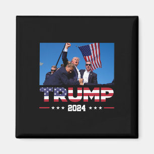Trump 2024 Survived Shot At Election Rally  Magnet