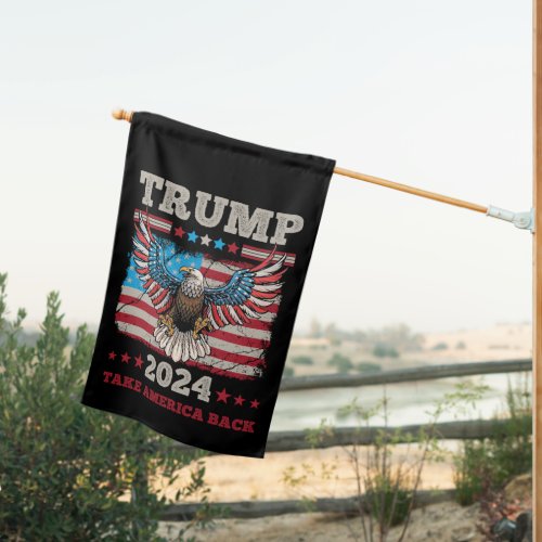 Trump 2024 Take America Back American Flag