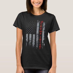 Trump 2024 Take America Back American Flag Patriot T-Shirt
