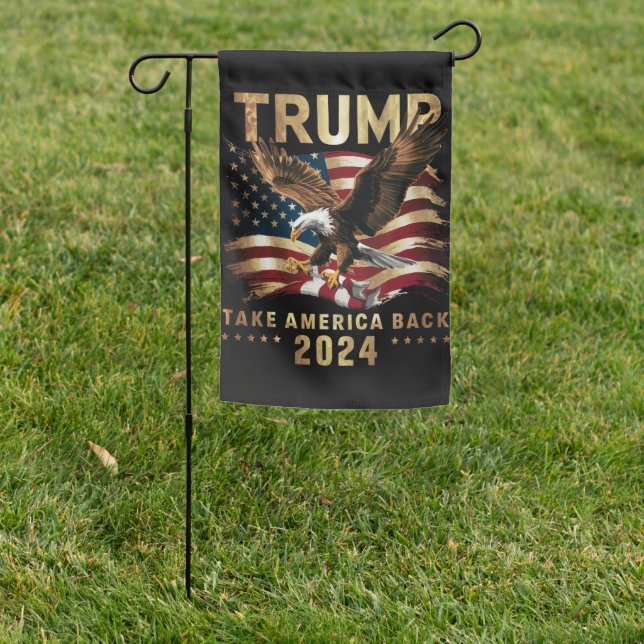 Trump 2024 Take America Back American Flag Trump 2 (In SItu)