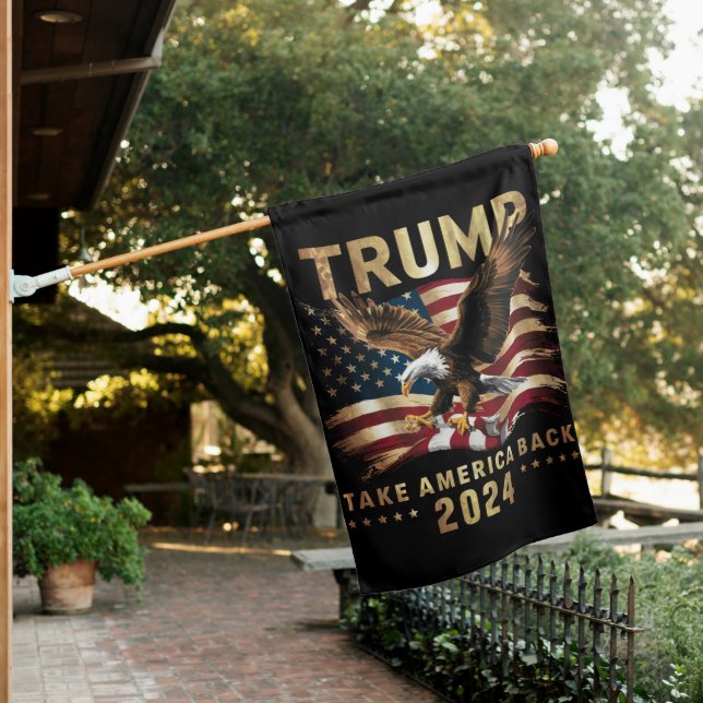 Trump 2024 Take America Back American Flag Trump 2 (In SItu)