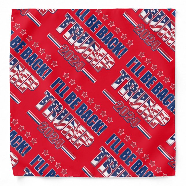 Trump 2024 Take America Back Bandana (Front)