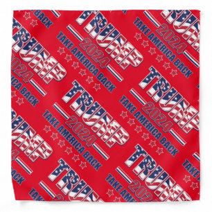 Trump 2024 Take America Back Bandana
