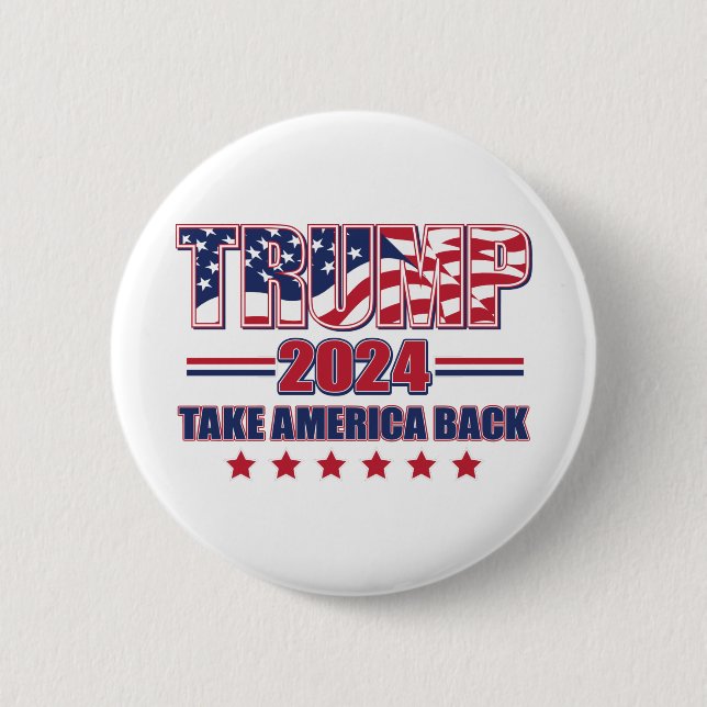 Trump-2024-Take-America-Back Button (Front)