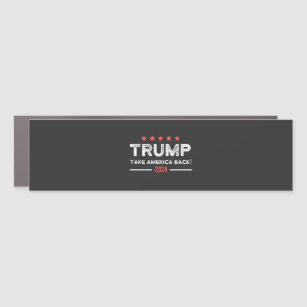 Trump 2024 Take America Back Car Magnet