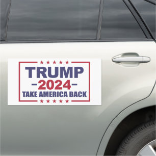 Trump 2024 Take America Back Car Magnet