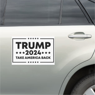Trump 2024 Take America Back Car Magnet