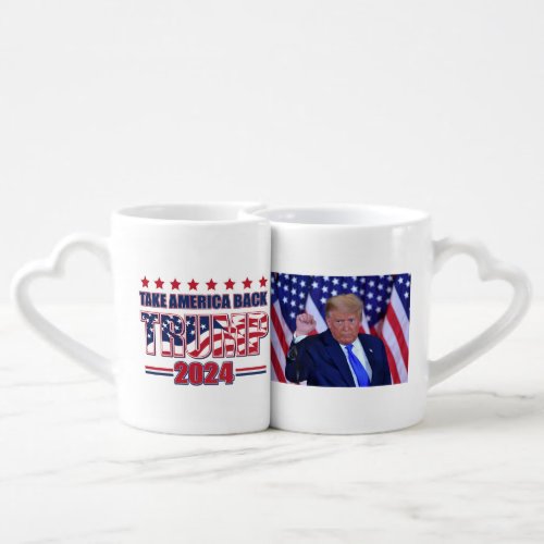 Trump 2024 Take America Back Coffee Mug Set