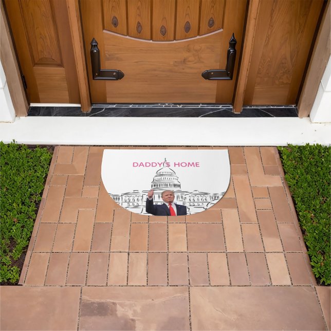 Trump 2024 Take America Back Daddy's Home  Doormat (Outdoor)