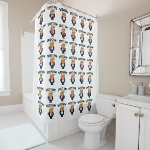 Trump 2024 Take America Back Daddy's Home  Shower Curtain