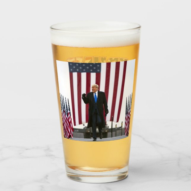Trump 2024 - Take America Back Glass (Front Filled)