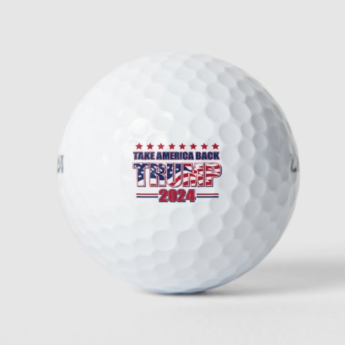 TRUMP_2024 Take America Back Golf Balls