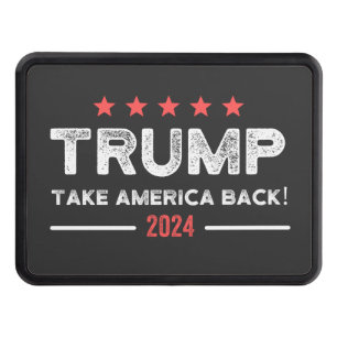 Trump 2024 Take America Back Hitch Cover