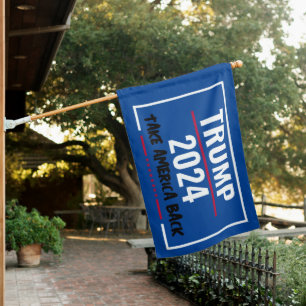 Trump 2024 "Take America Back" House Flag